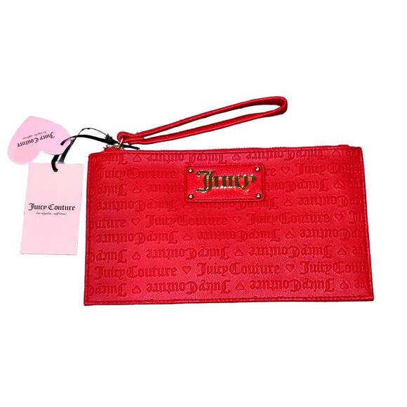 Juicy Couture Handbags - Juicy Couture Red Wristlet, Wallet,‎ Pouch Brand New With Tags